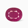 Natural Burmese Ruby Manik Stone Oval Cut 10.66 Carats , 14.35x11.84x6.46 mm From Burma