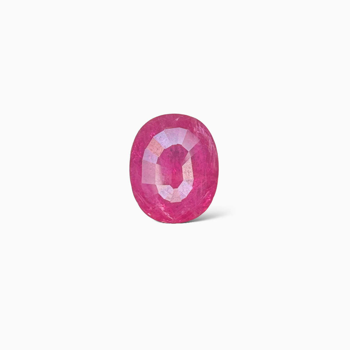 Natural Burmese Ruby Manik Stone Oval Cut 4 Carats , 11X9 mm From Burma