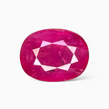 Natural Burmese Ruby Manik Stone Oval Cut 5.28  Carats , 11.54x8.88x5.21mm From Burma
