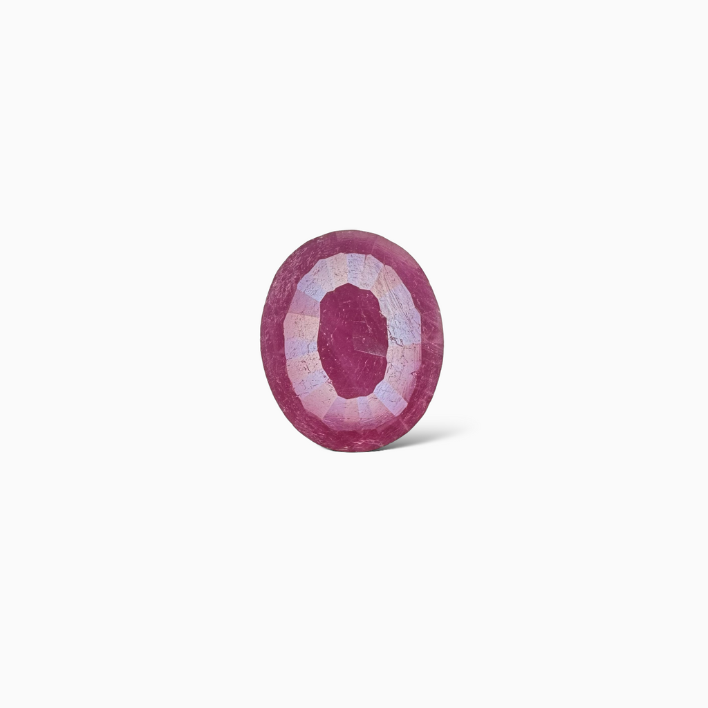 Natural Burmese Ruby Manik Stone Oval Cut 6.48 Carats , 13.48x11.12x4.40mm From Burma