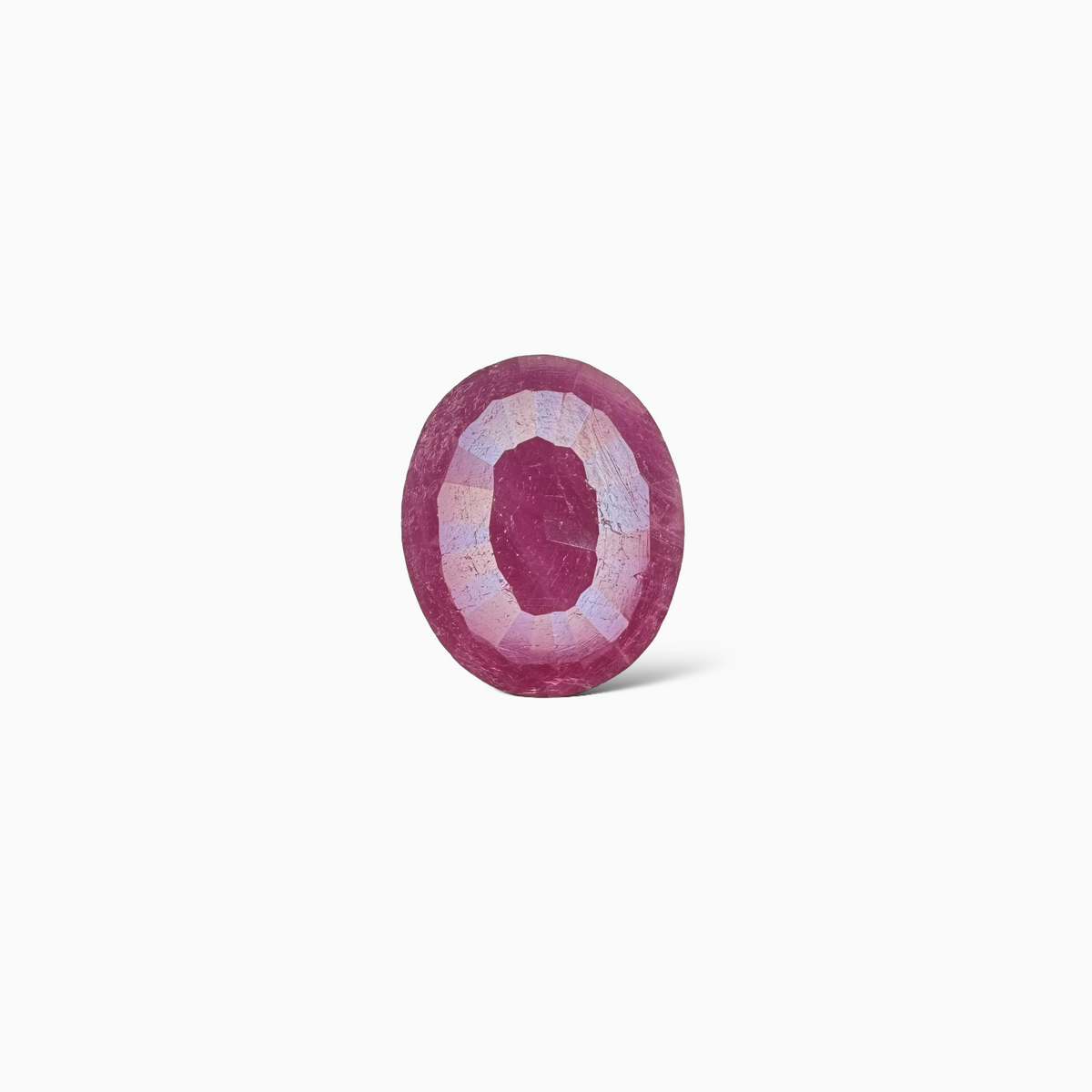 Natural Burmese Ruby Manik Stone Oval Cut 6.48 Carats , 13.48x11.12x4.40mm From Burma