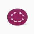 Natural Burmese Ruby Manik Stone Oval Cut 9.24 Carats , 12.35x10.34x7.66 mm From Burma
