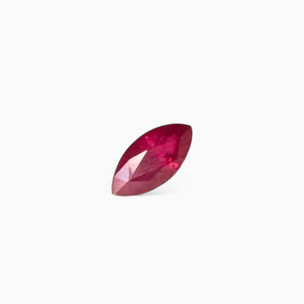 Natural Burmese Ruby Marquise 0.82 carats , 8x4mm,  From Burma