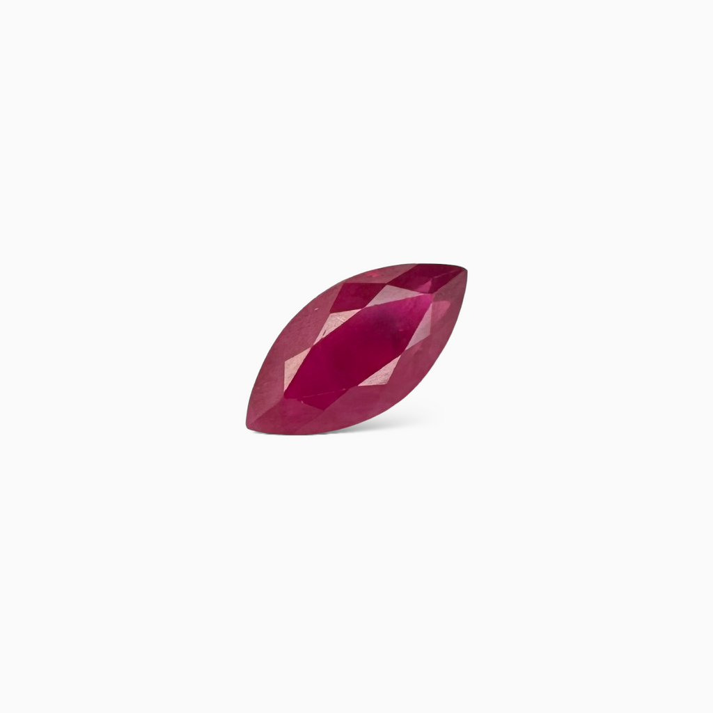 Natural Burmese Ruby Marquise 1.5 carats, 9x4.5mm, From Burma