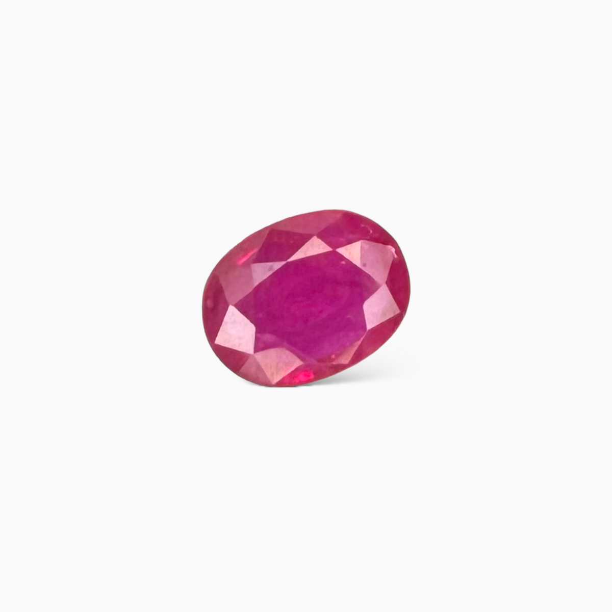 Natural Burmese Ruby Oval 1.22 carat  8x6mm