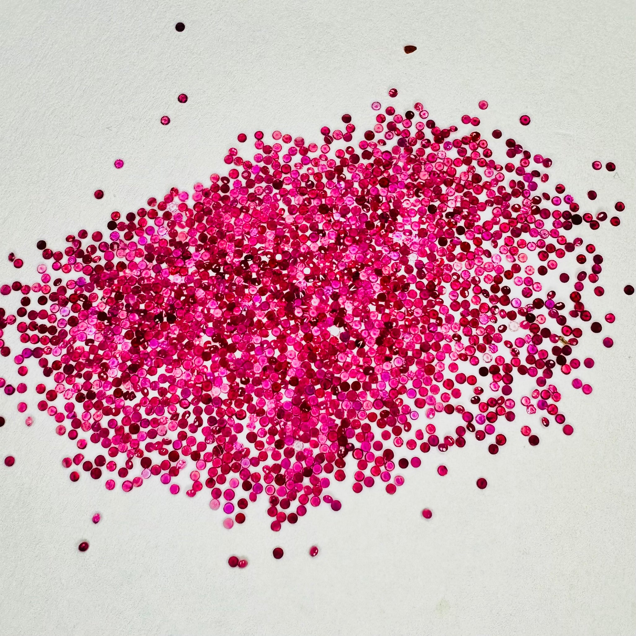 Natural Burmese Ruby Round 0.8mm - 3mm (Manik)