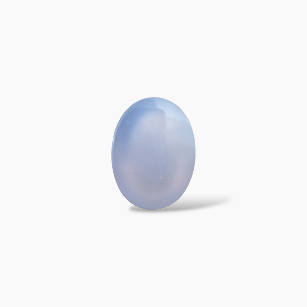 Natural Chalcedony Stone 12.20 Carats Oval Cabochon Cut (16x12mm)