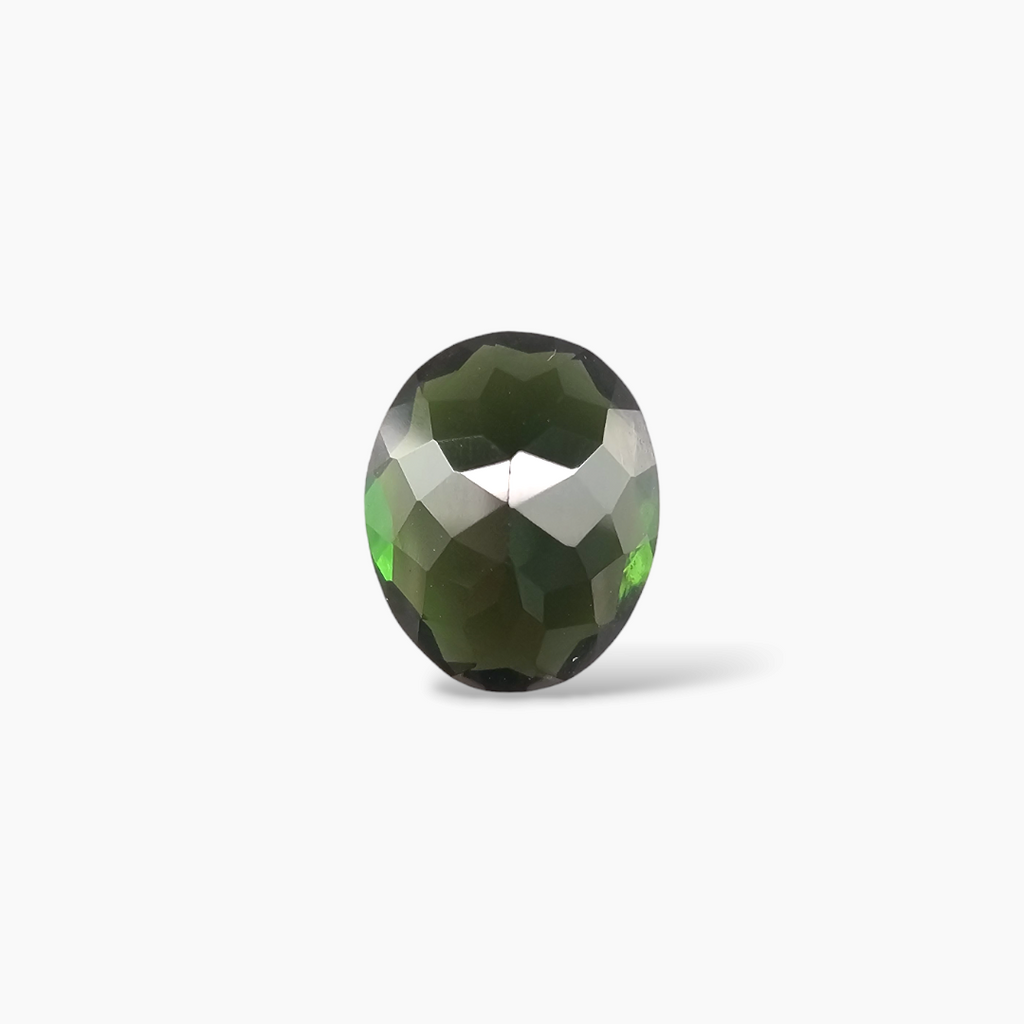 Natural Chrome Diopside Stone  From Africa in Oval Shape 1.63 Carats