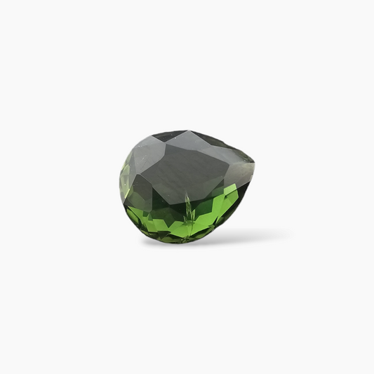shop Natural Chrome Tourmaline Stone 3.10 Carats Pear Cut (10.08x8.54x4.93 mm)