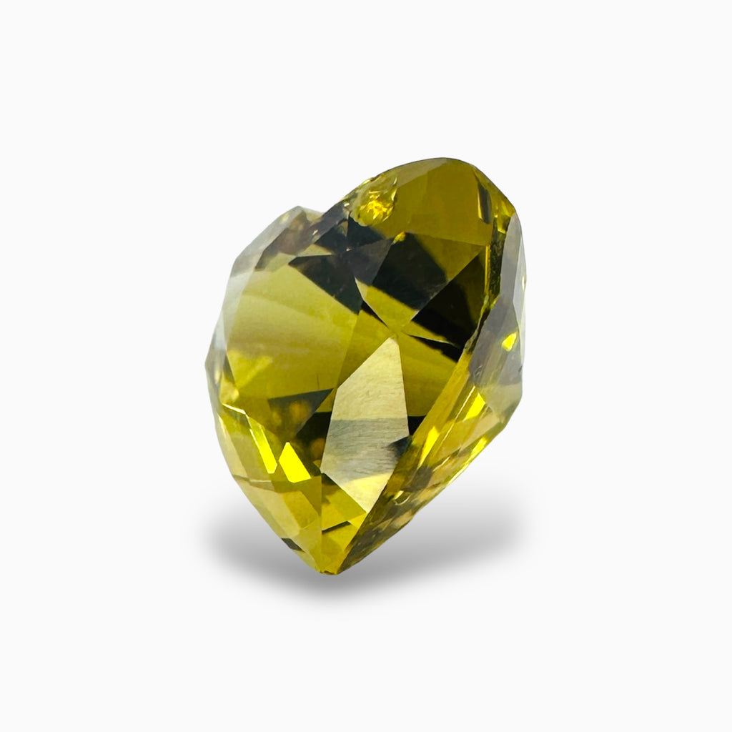 Natural Chrysoberyl Stone Heart Shape 3.67 Carats