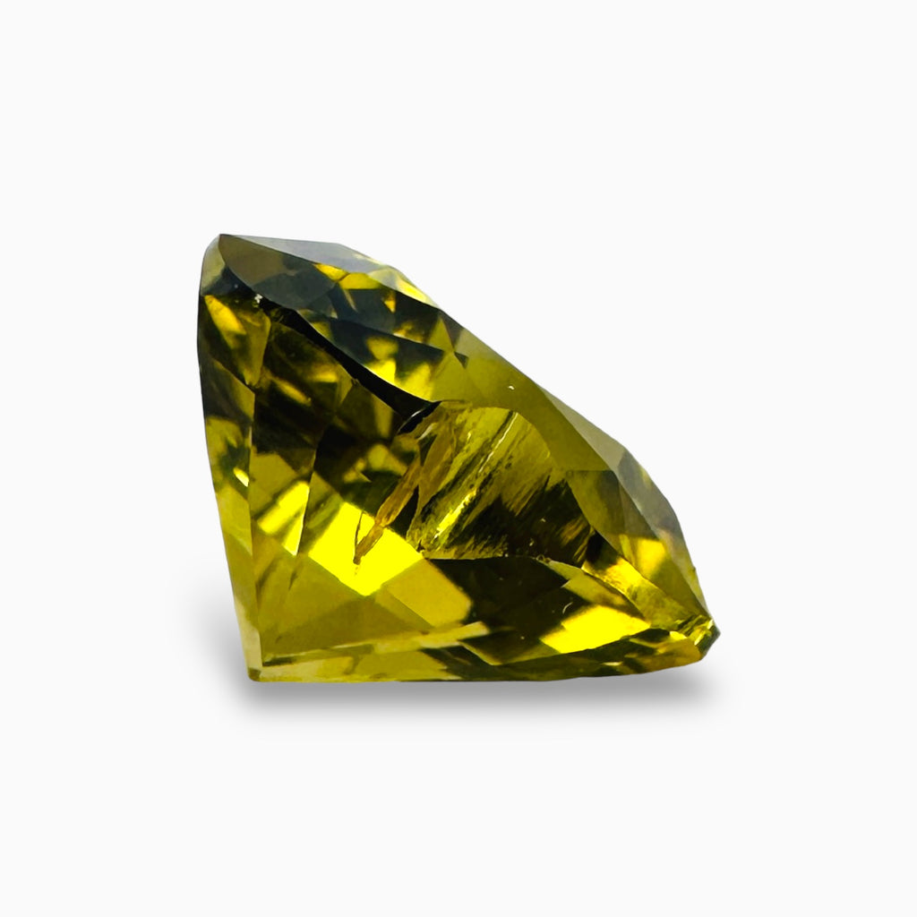 Natural Chrysoberyl Stone Heart Shape 3.67 Carats
