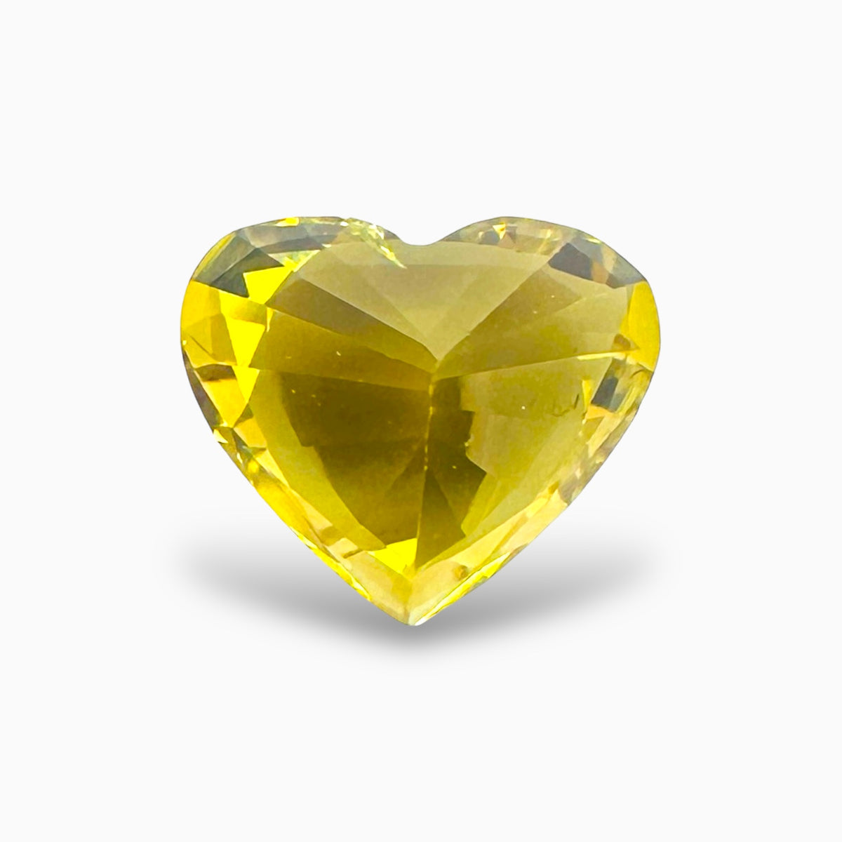 Natural Chrysoberyl Stone Heart Shape 3.67 Carats