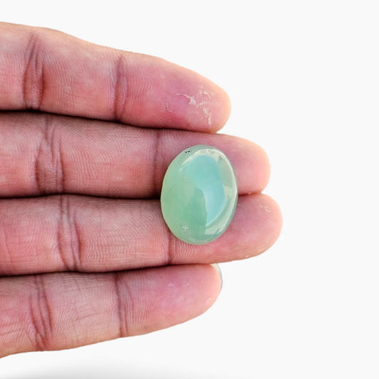 Natural Chrysoprase Stone Buy Online in 27.65 Carats with 17x23 mm Size