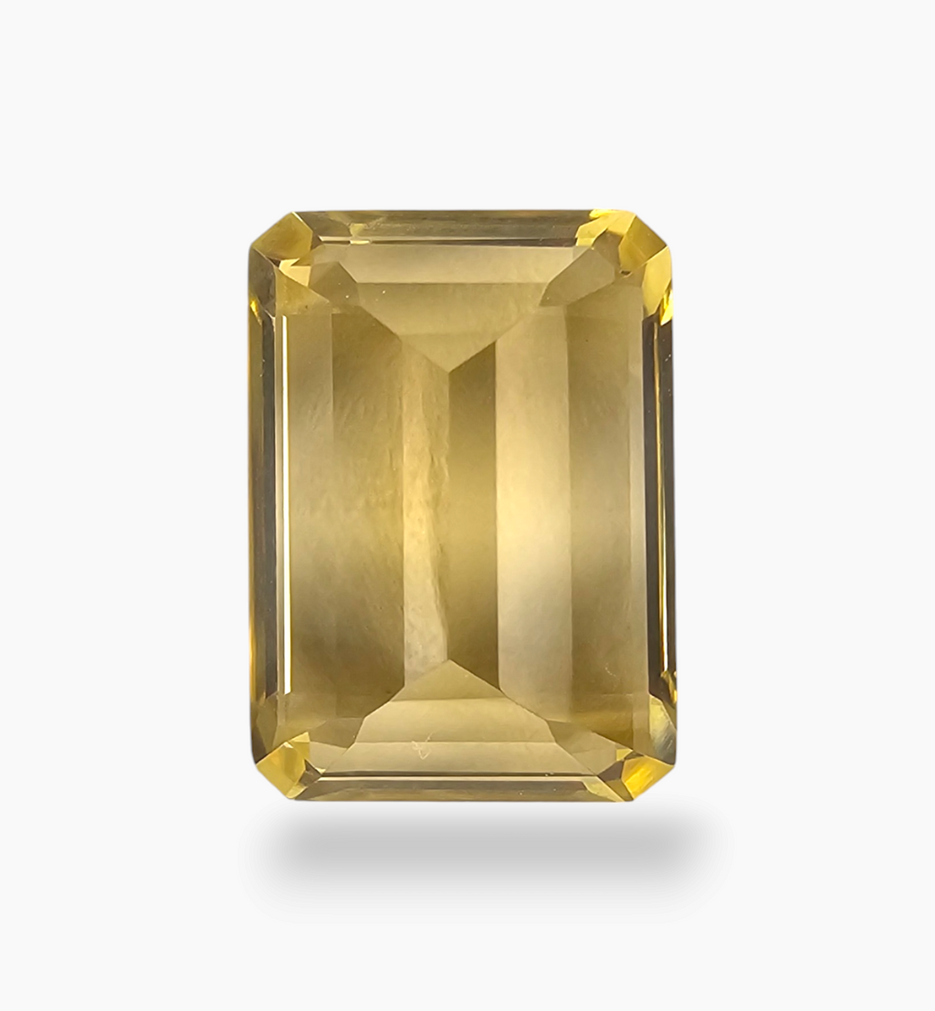 Natural Citrine Crystal 7.50 Carats Emerald Cut Shape Size  14x10 mm