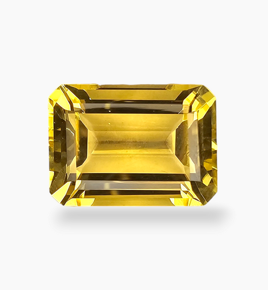 Natural Citrine Crystal 7.50 Carats Emerald Cut Shape Size  14x10 mm