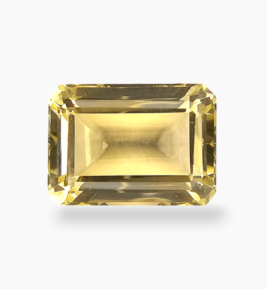 Natural Citrine Crystal 7.91 Carats Emerald Cut Shape Size  14x10 mm