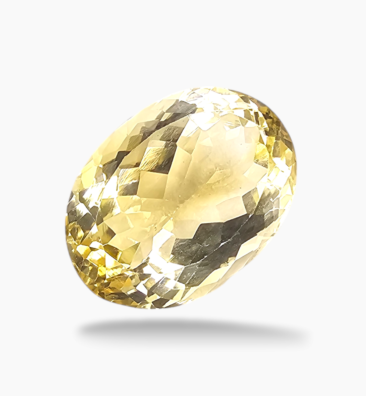 Natural Citrine Stone 10.29 Carats Oval Shape Size 16x11.5mm