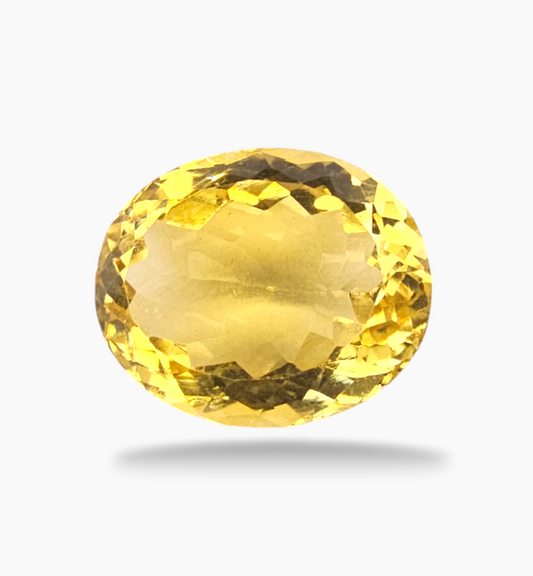 Natural Citrine Stone 10.44 Carats Oval Shape Size 16.5X13.5mm