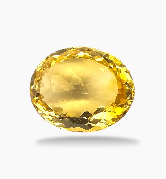 Natural Citrine Stone 10.44 Carats Oval Shape Size 16x13mm