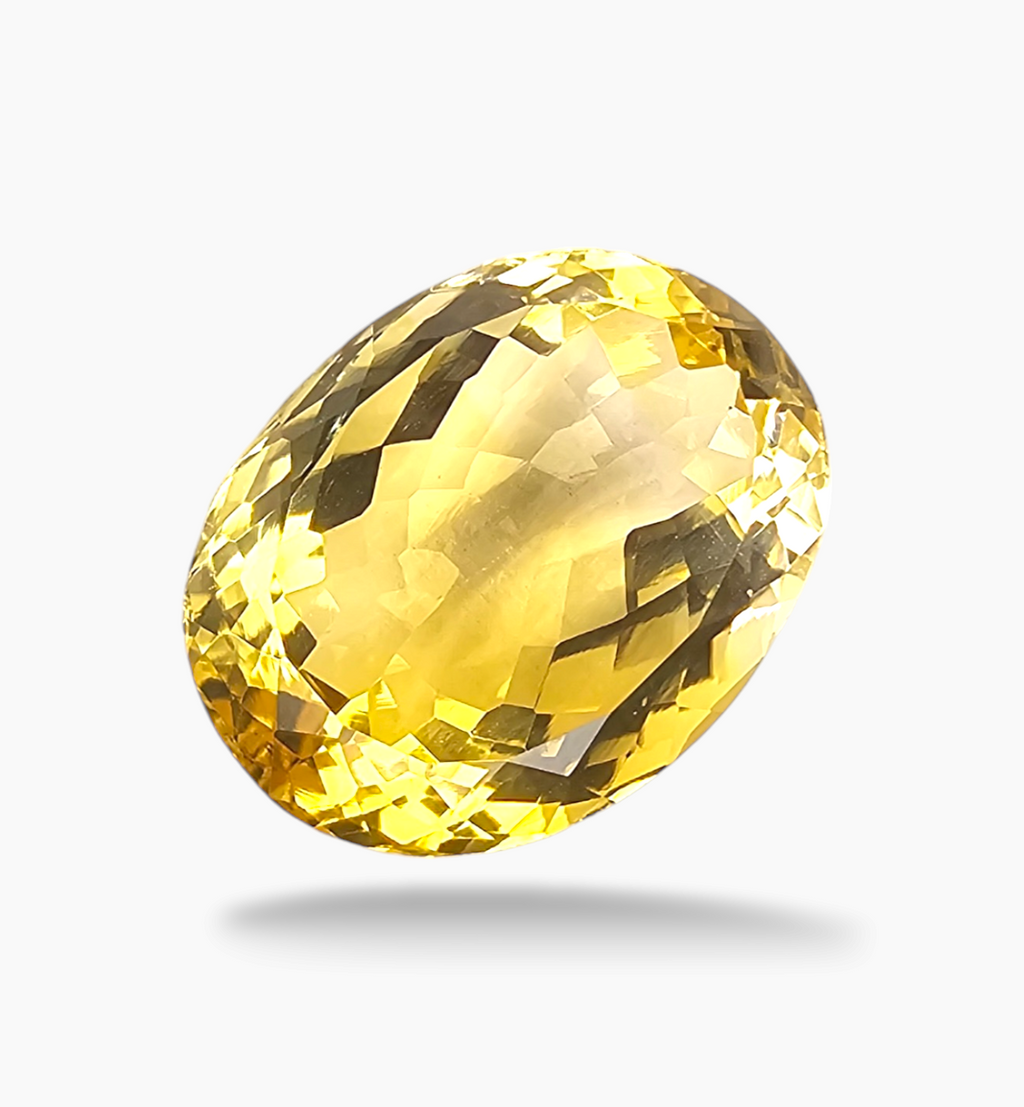 Natural Citrine Stone 1038 Carats Oval Shape Size 16x12mm