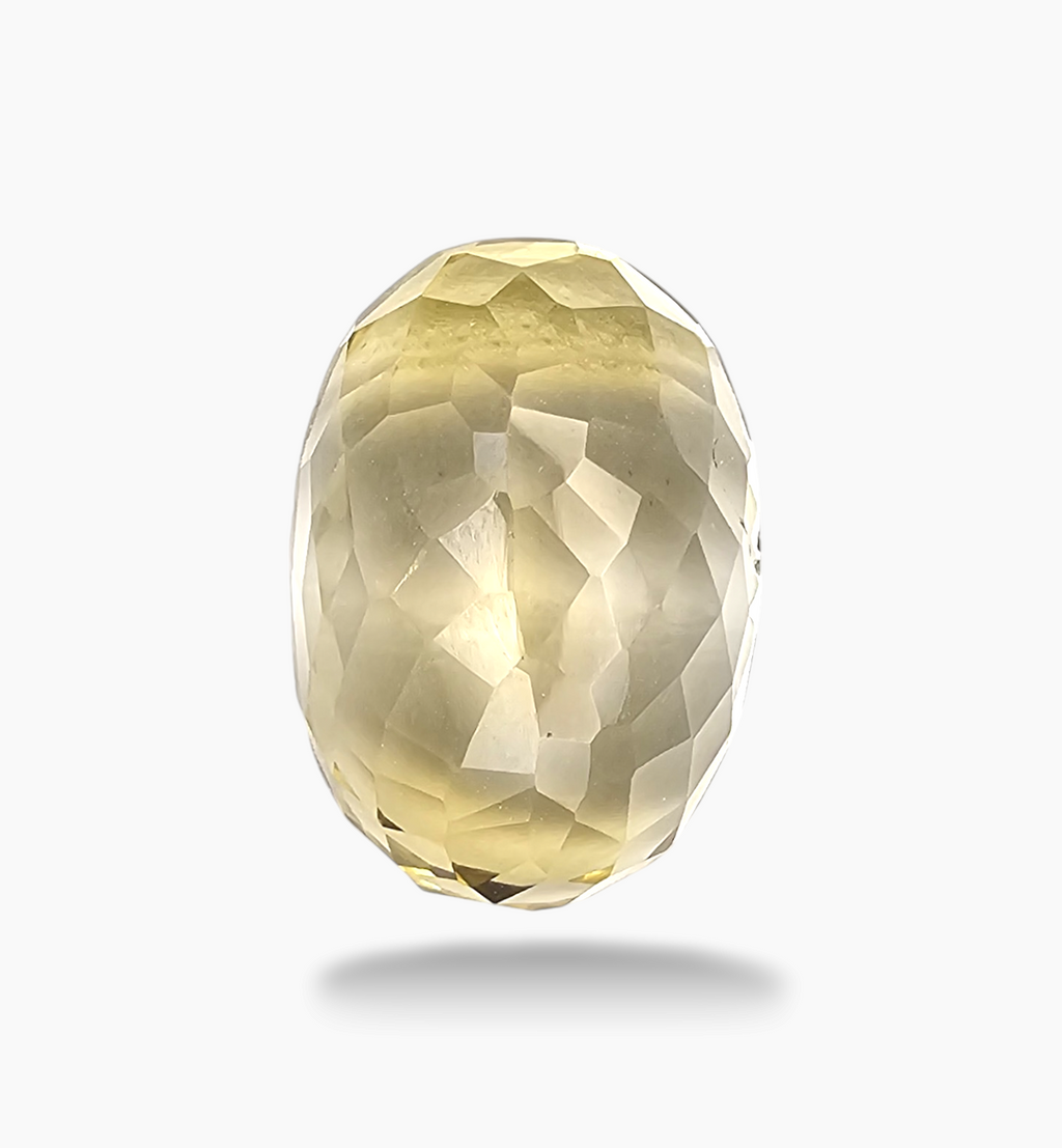 Natural Citrine Stone 11.07 Carats Oval Shape Size 16.5x11.7mm