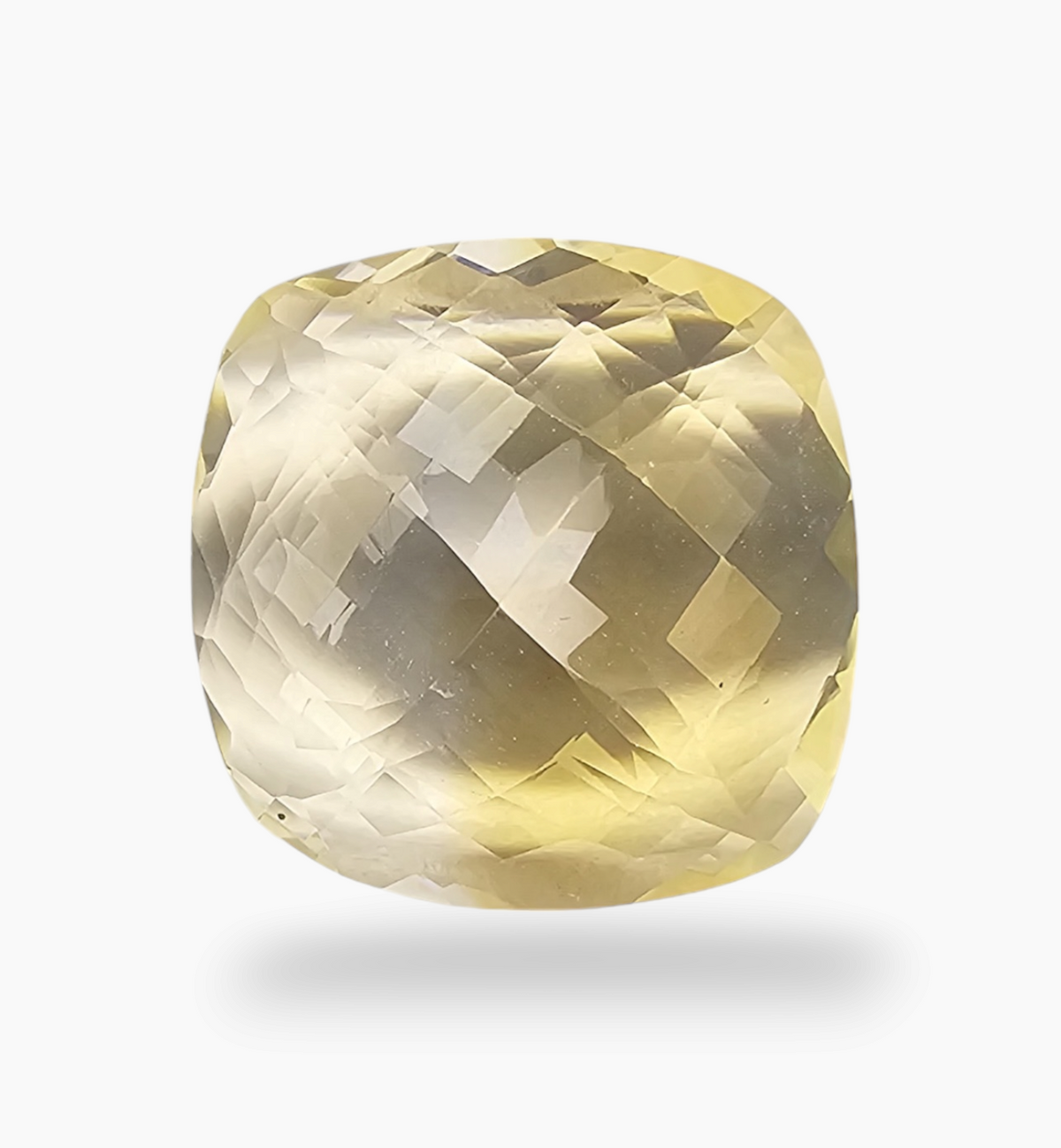 Natural Citrine Stone 12.01 Carats Cushion ( 16x16mm)