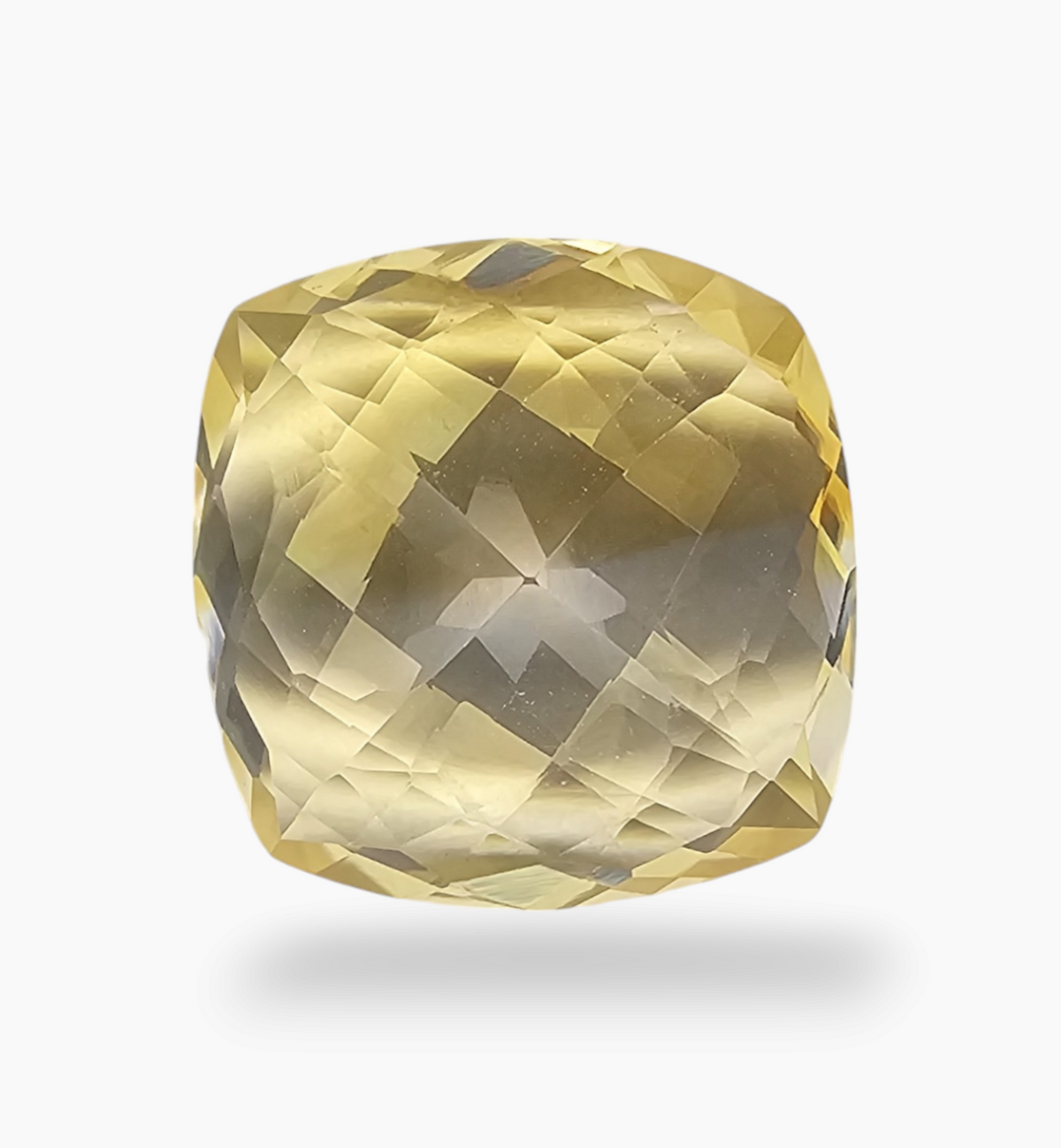 Natural Citrine Stone 12.23 Carats Cushion ( 7x15.6mm)