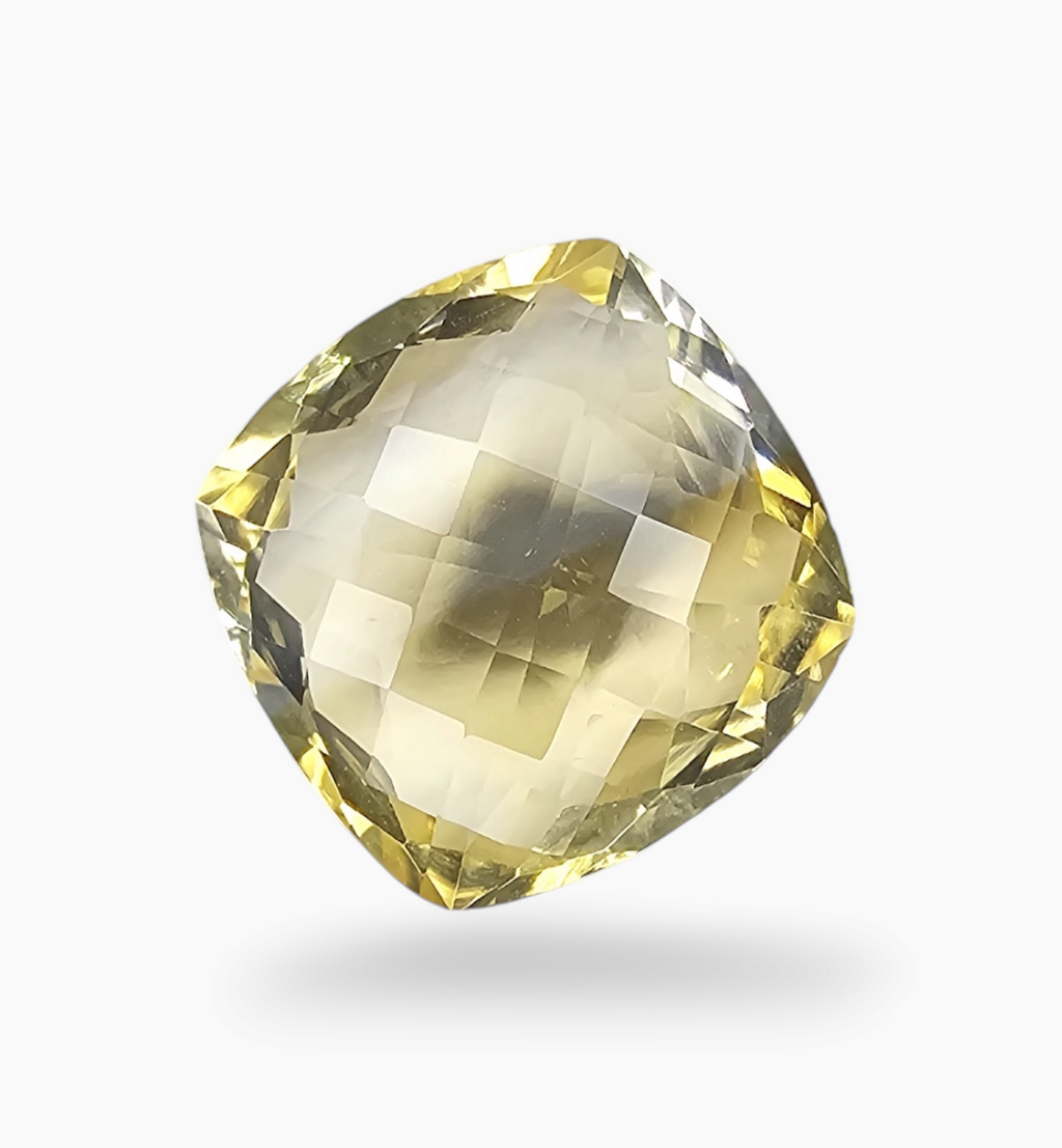 Natural Citrine Stone 12.23 Carats Cushion ( 7x15.6mm)