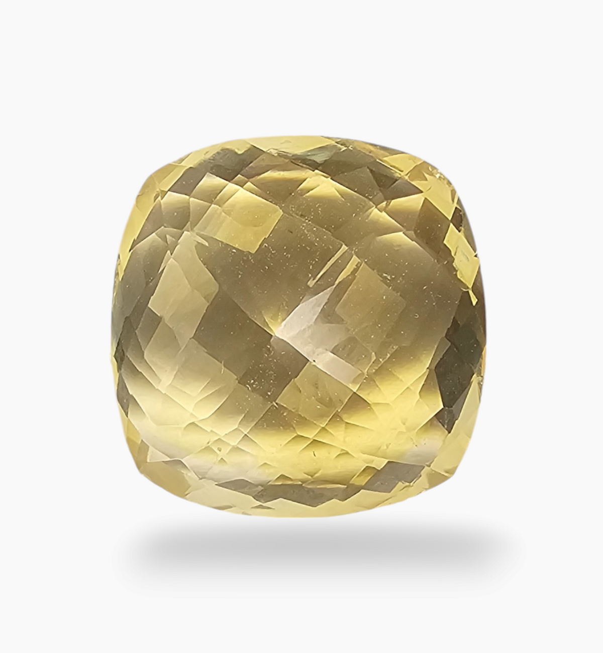 Natural Citrine Stone 12.63 Carats Cushion ( 16x15.5)