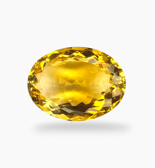 Natural Citrine Stone 14.09 Carats Oval Shape Size 19.5x14.5mm