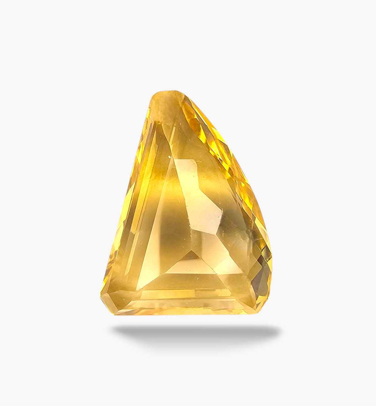Natural Citrine Stone 15.61 Carats Fancy Shape Size 22x16mm