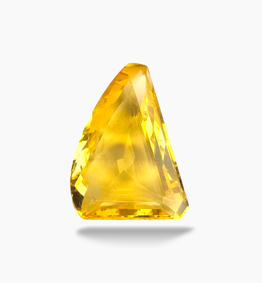 Natural Citrine Stone 15.61 Carats Fancy Shape Size 22x16mm