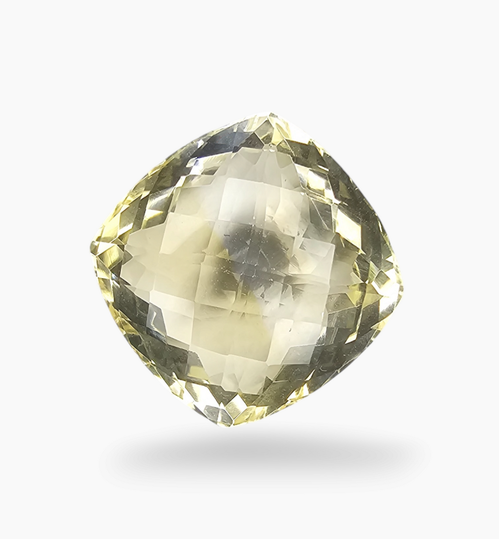 Natural Citrine Stone 16.2 Carats Cushion ( 20.x20 mm )
