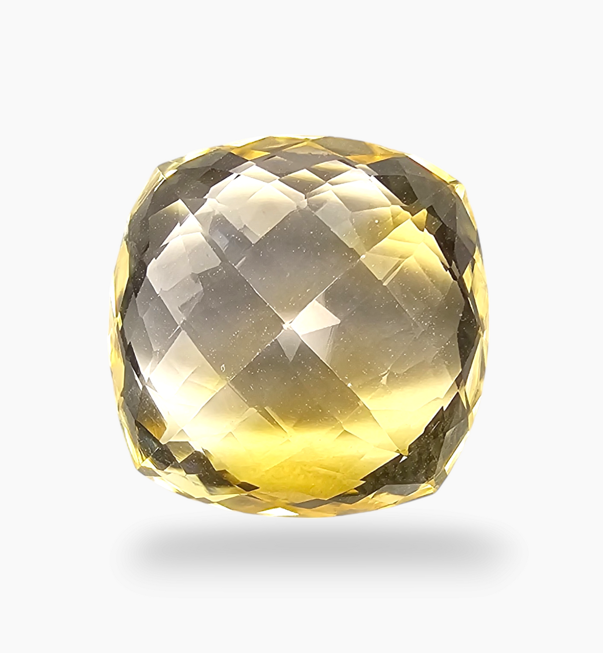 Natural Citrine Stone 21.29 Carats Cushion ( 17.7x17.7mm) timorous