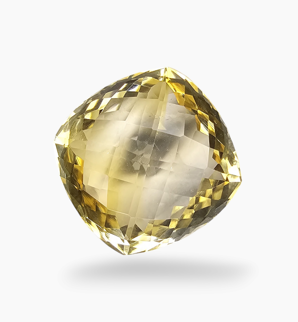 Natural Citrine Stone 21.29 Carats Cushion ( 17.7x17.7mm) timorous