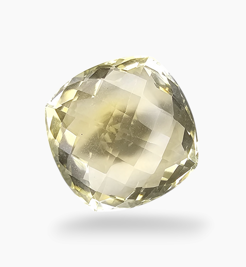 Natural Citrine Stone 21.68 Carats Cushion ( 18x18mm)