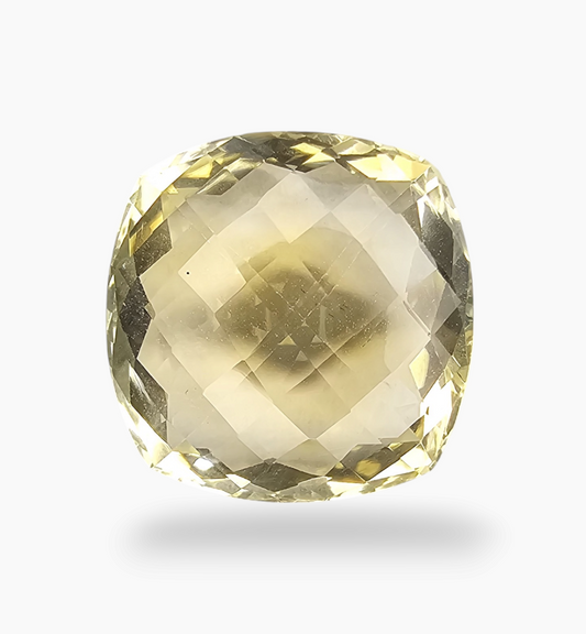 Natural Citrine Stone 21.68 Carats Cushion ( 18x18mm)