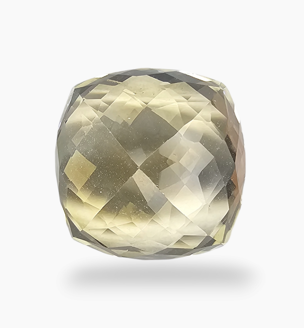 Natural Citrine Stone 21.68 Carats Cushion ( 18x18mm)