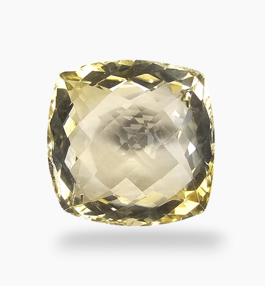 Natural Citrine Stone 22.51 Carats Cushion ( 18x18mm) ignite