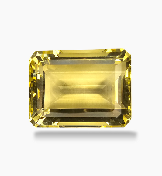 Natural Citrine Stone 23.35 Carats Emerald Cut Shape Size 20x15mm