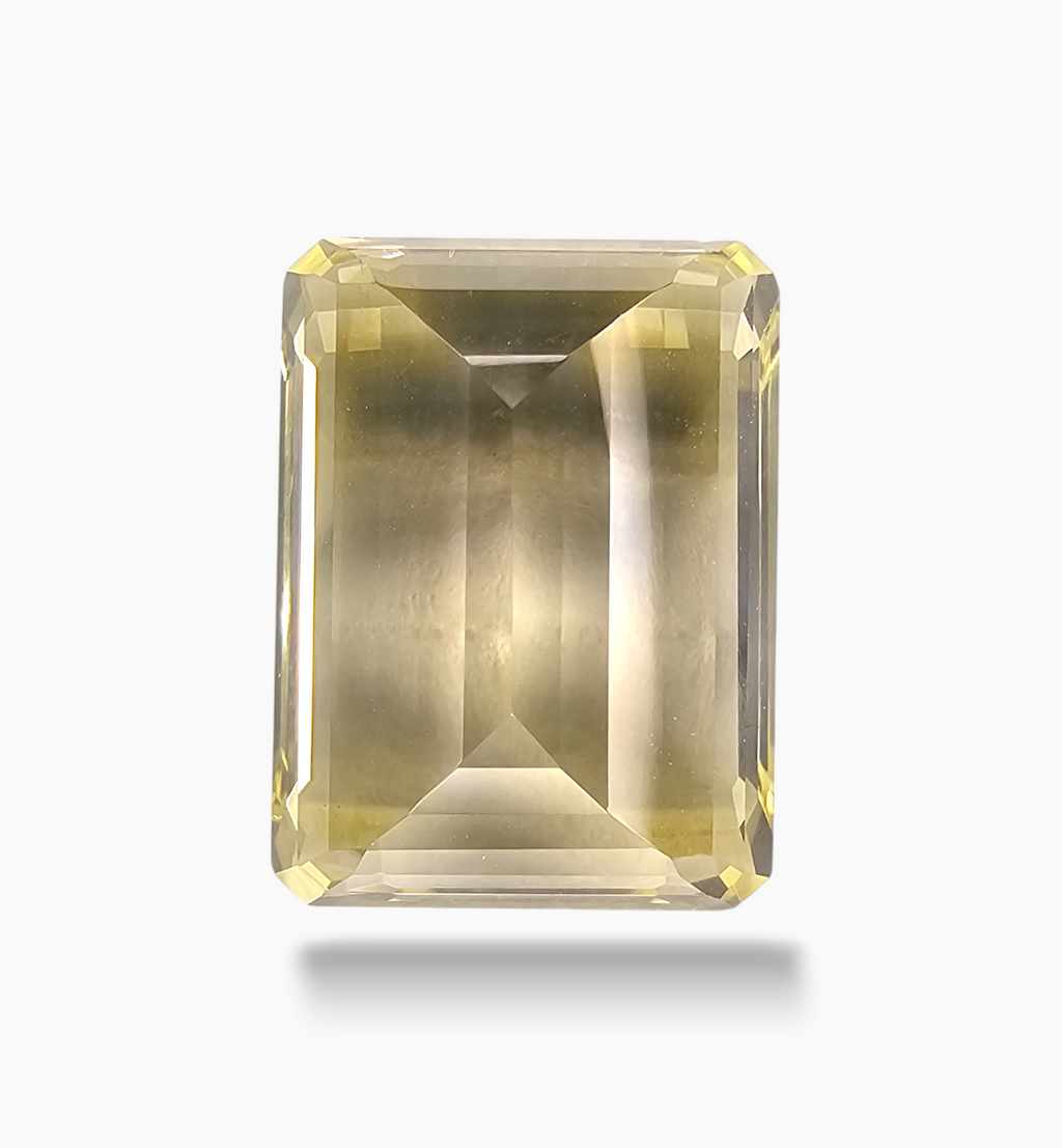 Natural Citrine Stone 23.35 Carats Emerald Cut Shape Size 20x15mm