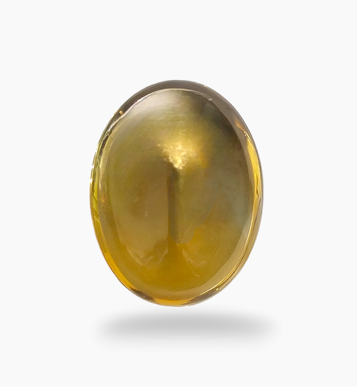 Natural Citrine Stone 23.38 Carats Oval Cabochon Shape Size 21x16.5mm