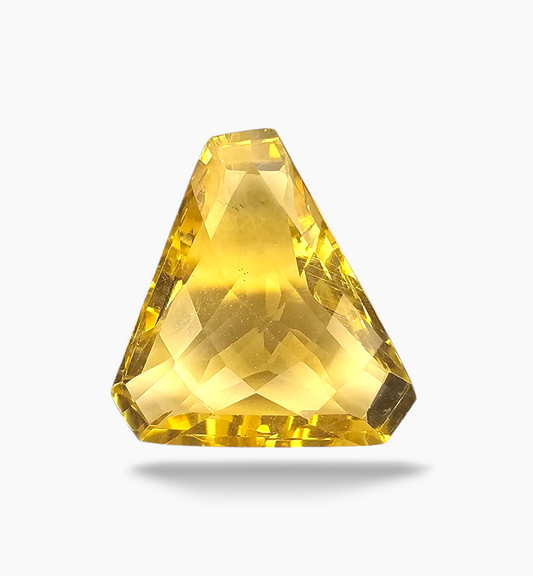 Natural Citrine Stone 3.27  Carats Fancy Shape Size 17.3x15.8mm