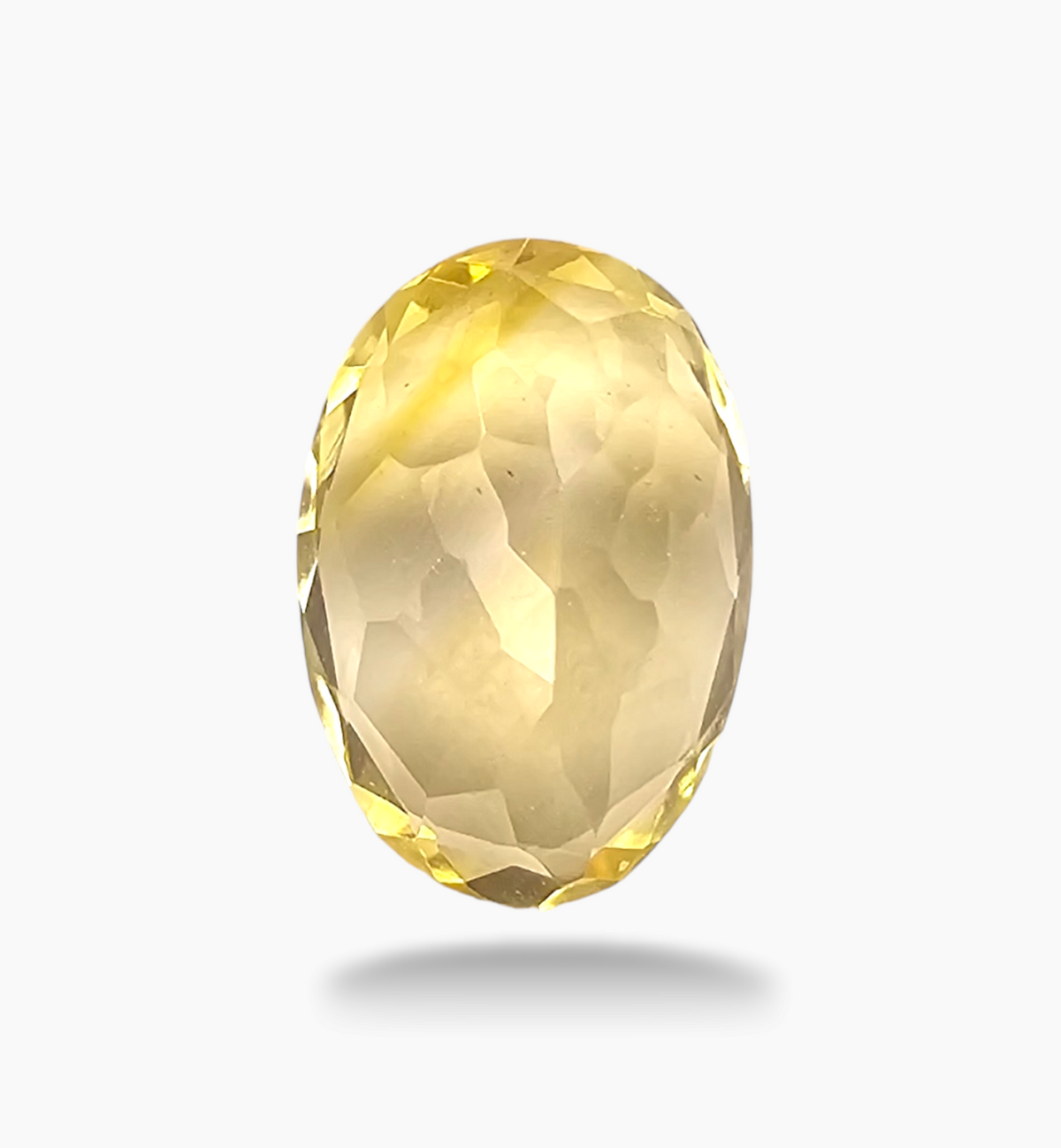 Natural Citrine Stone 3.40 Carats Oval Shape Size 12.5x8.6mm