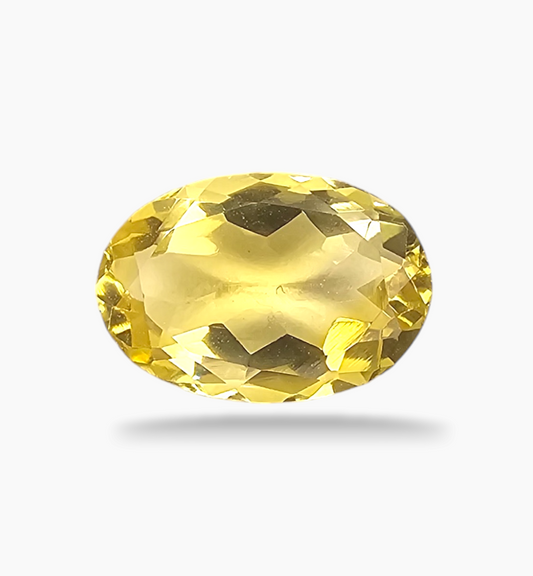 Natural Citrine Stone 3.40 Carats Oval Shape Size 12.5x8.6mm