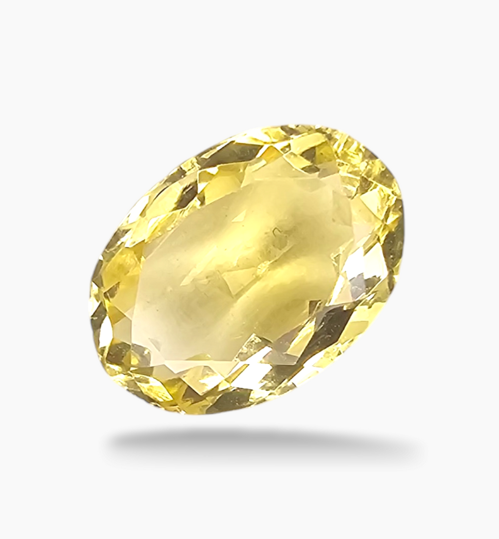 Natural Citrine Stone 3.59  Carats Oval Shape Size 12.5x9mm