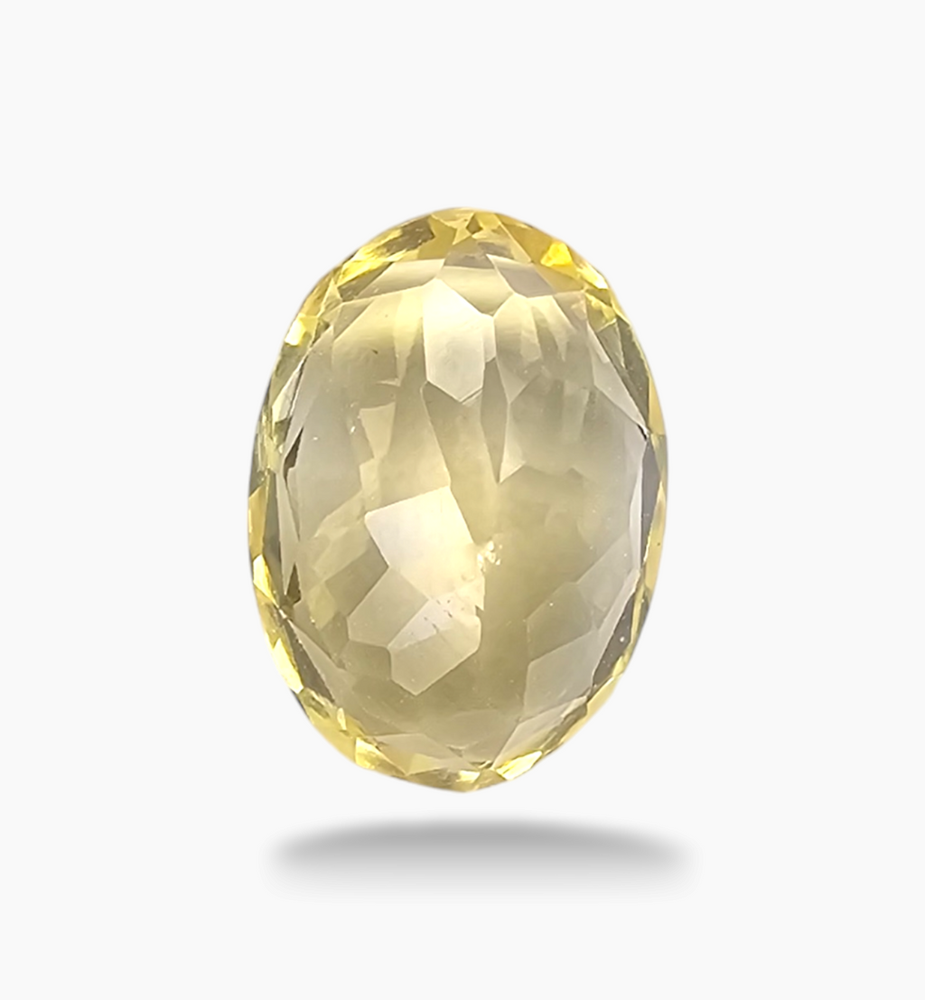 Natural Citrine Stone 3.59  Carats Oval Shape Size 12.5x9mm