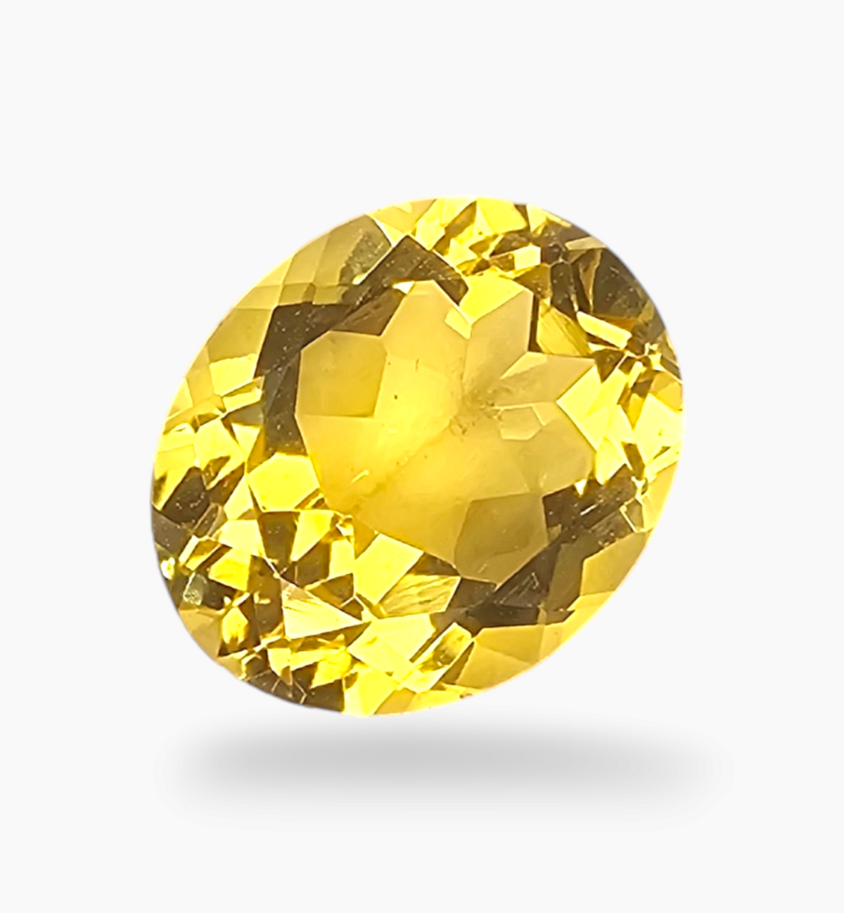 Natural Citrine Stone 3.66 Carats Oval Shape Size 11x9 mm