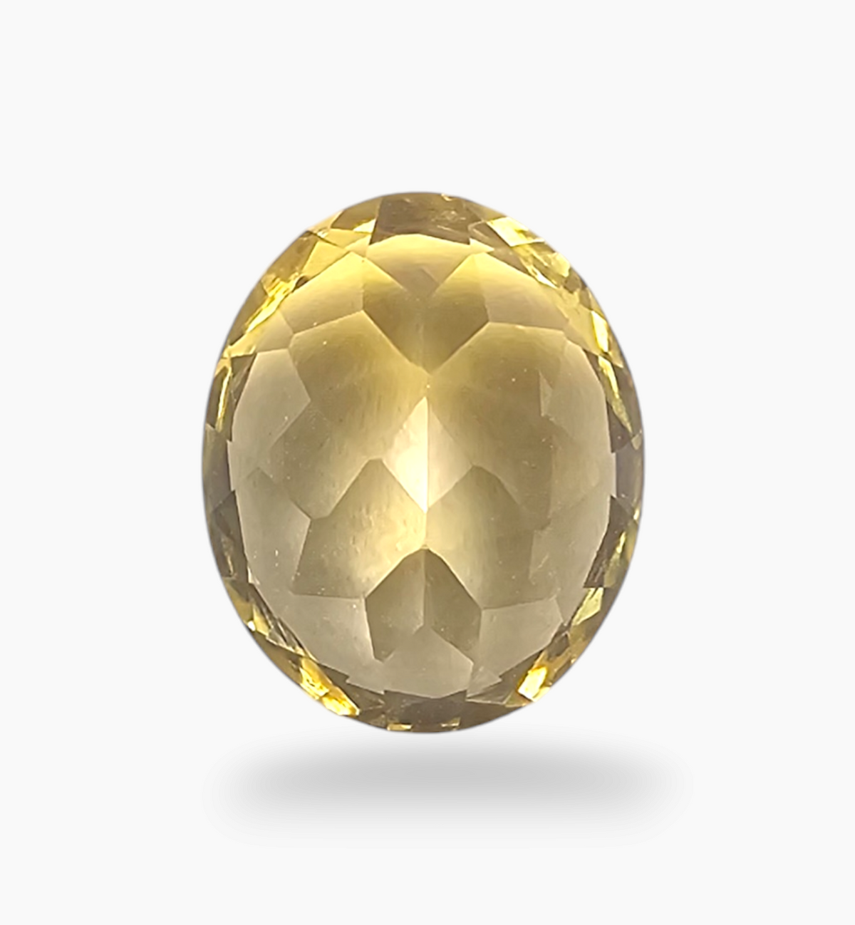 Natural Citrine Stone 3.66 Carats Oval Shape Size 11x9 mm