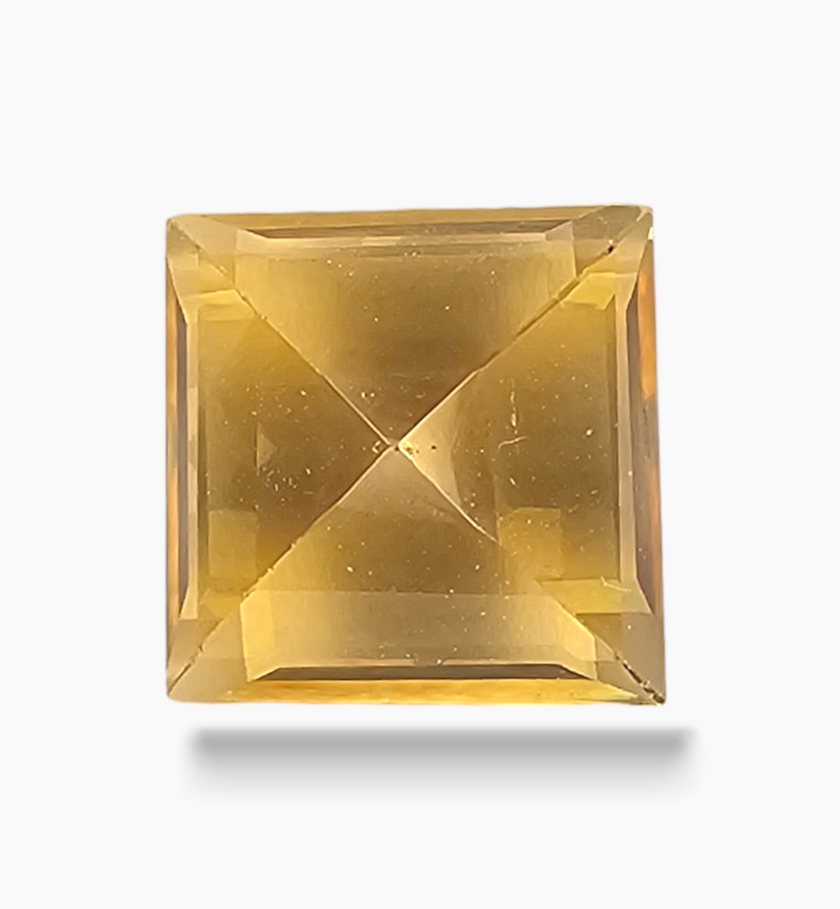 Natural Citrine Stone 3.71 Carats Princess Shape Size 9x9mm